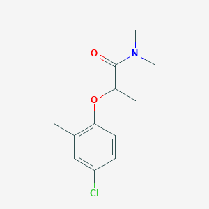 molecular formula C12H16ClNO2 B076055 2-(4-Chloro-2-methylphenoxy)-N,N-dimethylpropionamide CAS No. 13791-92-9