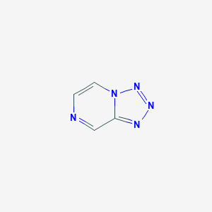 molecular formula C4H3N5 B076061 Tetrazolo[1,5-a]pyrazine CAS No. 13349-87-6