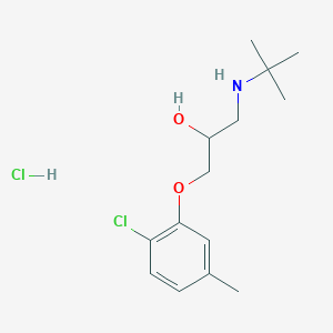 molecular formula C14H23Cl2NO2 B076066 Bupranolol hydrochloride CAS No. 15148-80-8