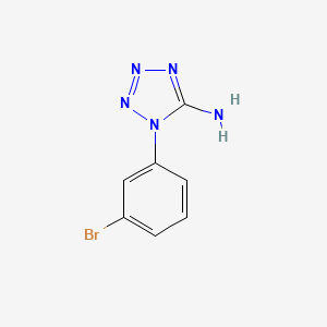 molecular formula C7H6BrN5 B7606767 1-(3-Bromophenyl)-1h-1,2,3,4-tetrazol-5-amine 
