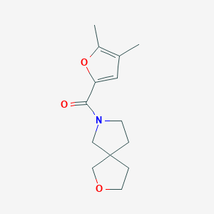 molecular formula C14H19NO3 B7608017 (4,5-Dimethylfuran-2-yl)-(2-oxa-7-azaspiro[4.4]nonan-7-yl)methanone 