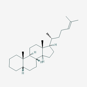 molecular formula C27H46 B076091 5beta-Cholest-24-ene CAS No. 14949-23-6