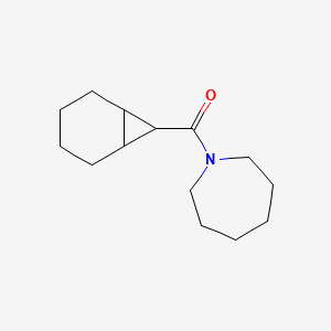 molecular formula C14H23NO B7609545 Azepan-1-yl(7-bicyclo[4.1.0]heptanyl)methanone 