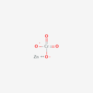 molecular formula ZnCrO4<br>CrO4Zn B076096 ZINC chromate CAS No. 13530-65-9