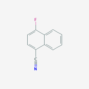 molecular formula C11H6FN B076119 1-Cyano-4-fluoronaphthalene CAS No. 13916-99-9