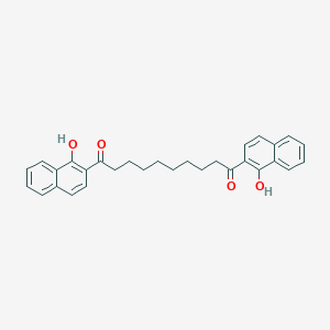molecular formula C30H30O4 B076125 1,10-Bis(1-hydroxy-2-naphthyl)decane-1,10-dione CAS No. 13379-63-0