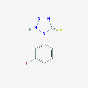 molecular formula C7H5FN4S B076126 1-(3-fluorophenyl)-1H-tetrazole-5-thiol CAS No. 14210-42-5