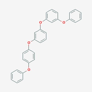 molecular formula C30H22O4 B076143 Benzene, 1-(3-phenoxyphenoxy)-3-(4-phenoxyphenoxy)- CAS No. 13281-14-6
