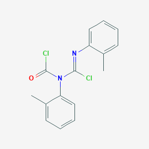 molecular formula C16H14Cl2N2O B076145 N-Chloroformyl N,N'-di-o-tolylchloroformamidine CAS No. 14290-32-5