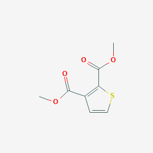 molecular formula C8H8O4S B076154 Dimethyl thiophene-2,3-dicarboxylate CAS No. 14300-68-6