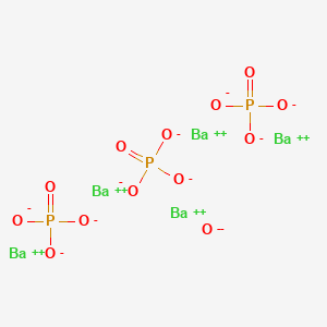 molecular formula Ba5O13P3- B076169 Barium hydroxyapatite CAS No. 12356-34-2