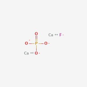 molecular formula Ca2FO4P B076178 Calcium fluoride phosphate CAS No. 12015-73-5
