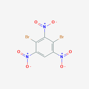 molecular formula C6HBr2N3O6 B076181 1,3-Dibromo-2,4,6-trinitrobenzene CAS No. 13506-78-0