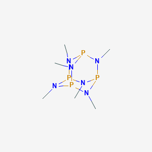 2,4,6,8,9,10-Hexaaza-1,3,5,7-tetraphosphaadamantane, 2,4,6,8,9,10-hexamethyl-