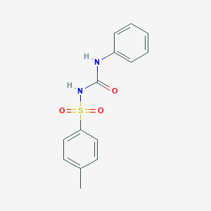 molecular formula C14H14N2O3S B076196 1-Phenyl-3-(p-toluenesulfonyl)urea CAS No. 13909-63-2