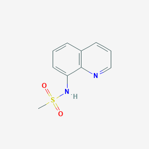 molecular formula C10H10N2O2S B076198 N-(喹啉-8-基)甲磺酰胺 CAS No. 10374-76-2