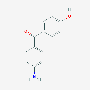 molecular formula C13H11NO2 B076200 4-Amino-4'-hydroxybenzophenone CAS No. 14963-34-9