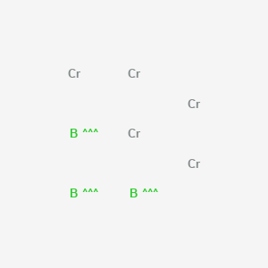 molecular formula B3Cr5 B076226 Chromium boride (Cr5B3) CAS No. 12007-38-4