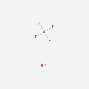 molecular formula KAlF4<br>AlF4K B076227 Potassium tetrafluoroaluminate CAS No. 14484-69-6