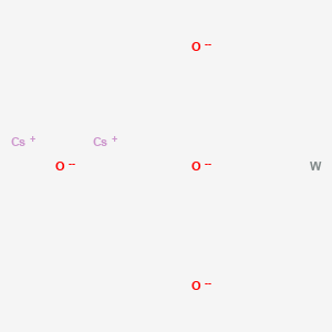 molecular formula CsOW B076230 Cesium tungsten oxide (Cs2WO4) CAS No. 13587-19-4