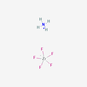 molecular formula F5H4NZr B076238 Ammonium pentafluorozirconate(1-) CAS No. 13859-62-6