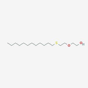 molecular formula C16H34O2S B076239 2-(2-Dodecylsulfanylethoxy)ethanol CAS No. 13081-34-0