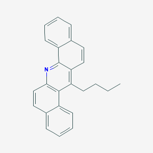 molecular formula C25H21N B076241 DIBENZ(a,h)ACRIDINE, 14-BUTYL- CAS No. 10457-58-6