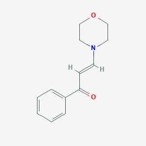 molecular formula C13H15NO2 B076244 2-Propen-1-one, 3-(4-morpholinyl)-1-phenyl- CAS No. 14677-24-8