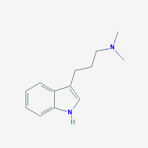 molecular formula C13H18N2 B076247 3-(1H-indol-3-yl)-N,N-dimethylpropan-1-amine CAS No. 13117-35-6