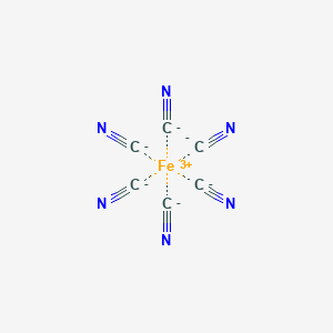 molecular formula C6FeN6-3 B076249 Ferricyanide CAS No. 13408-62-3