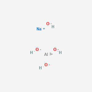 molecular formula AlH4NaO4 B076256 Aluminium sodium tetrahydroxide CAS No. 12251-53-5
