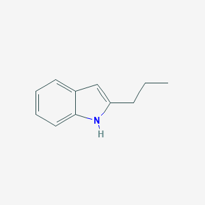 molecular formula C11H13N B076258 1H-Indole, 2-propyl- CAS No. 13228-41-6