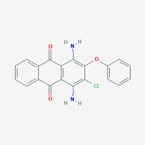molecular formula C20H13ClN2O3 B076261 Disperse Violet 38 CAS No. 12223-77-7
