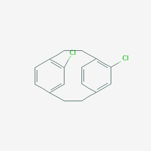 molecular formula C16H14Cl2 B076265 二氯-[2,2]-对环戊二烯 CAS No. 10366-05-9