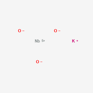 molecular formula KNbO3 B076267 Potassium niobium trioxide CAS No. 12030-85-2