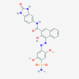 molecular formula C27H24N6O7S B076289 C.I. Pigment Violet 32 CAS No. 12225-08-0