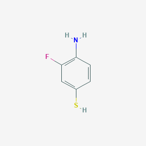 molecular formula C6H6FNS B076290 4-Amino-3-fluorobenzenethiol CAS No. 15178-48-0