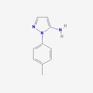 molecular formula C10H11N3 B076297 1-(P-Tolyl)-1H-pyrazol-5-amine CAS No. 14678-99-0