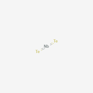 molecular formula NbTe2 B076311 铌碲化物 CAS No. 12034-83-2