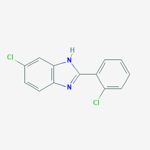 molecular formula C13H8Cl2N2 B076318 6-氯-2-(2-氯苯基)-1H-苯并咪唑 CAS No. 14225-75-3
