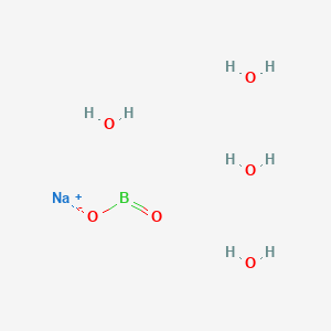 molecular formula BH3NaO3 B076319 Sodium metaborate tetrahydrate CAS No. 10555-76-7