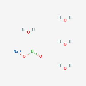 molecular formula BH8NaO6 B076319 Sodium metaborate tetrahydrate CAS No. 10555-76-7