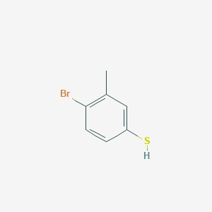 molecular formula C7H7BrS B076320 4-Bromo-3-methyl-benzenethiol CAS No. 14395-52-9
