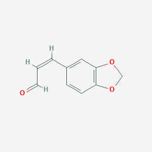 molecular formula C10H8O3 B076322 3,4-Methylenedioxycinnamaldehyde CAS No. 14756-00-4