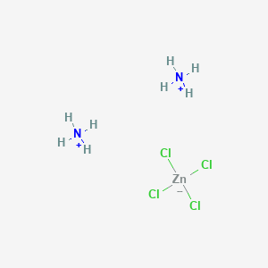 molecular formula Cl4H8N2Zn B076336 Diammonium tetrachlorozincate(2-) CAS No. 14639-97-5