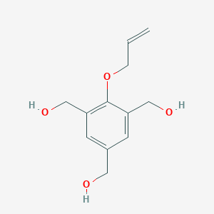 molecular formula C12H16O4 B076341 ar-(Allyloxy)benzenetrimethanol CAS No. 10580-81-1