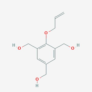 molecular formula C12H16O4 B076341 1-Allyloxy-2,4,6-trimethylolbenzene CAS No. 10580-81-1