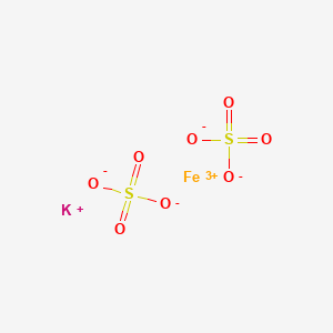 molecular formula FeKO8S2 B076350 Iron potassium bis(sulphate) CAS No. 13718-65-5