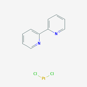 molecular formula C10H8Cl2N2Pt B076355 (2,2'-Bipyridine)dichloroplatinum(II) CAS No. 13965-31-6