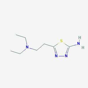 5-[2-(Diethylamino)ethyl]-1,3,4-thiadiazol-2-amine